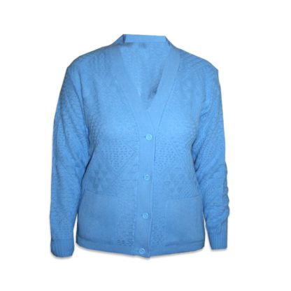 lilybel design classic cardigan blue