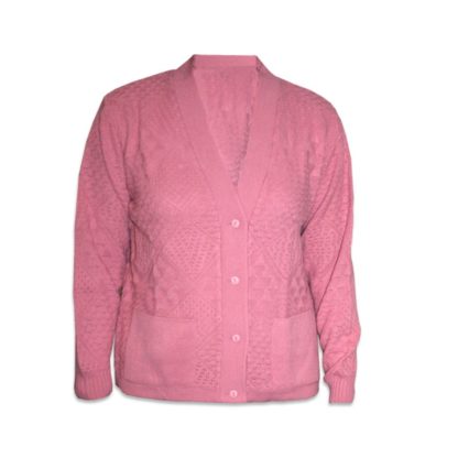 lilybel design classic cardigan pink